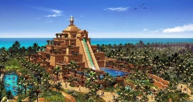 Aquaventure, situado en el hotel Atlantis de Palm Jumeirah en Dubai.