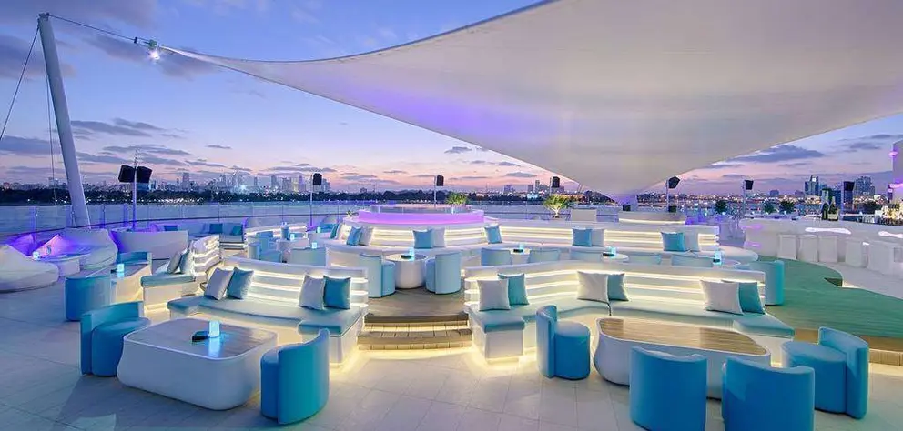 Espectacular terraza de Cielo Skylounge.