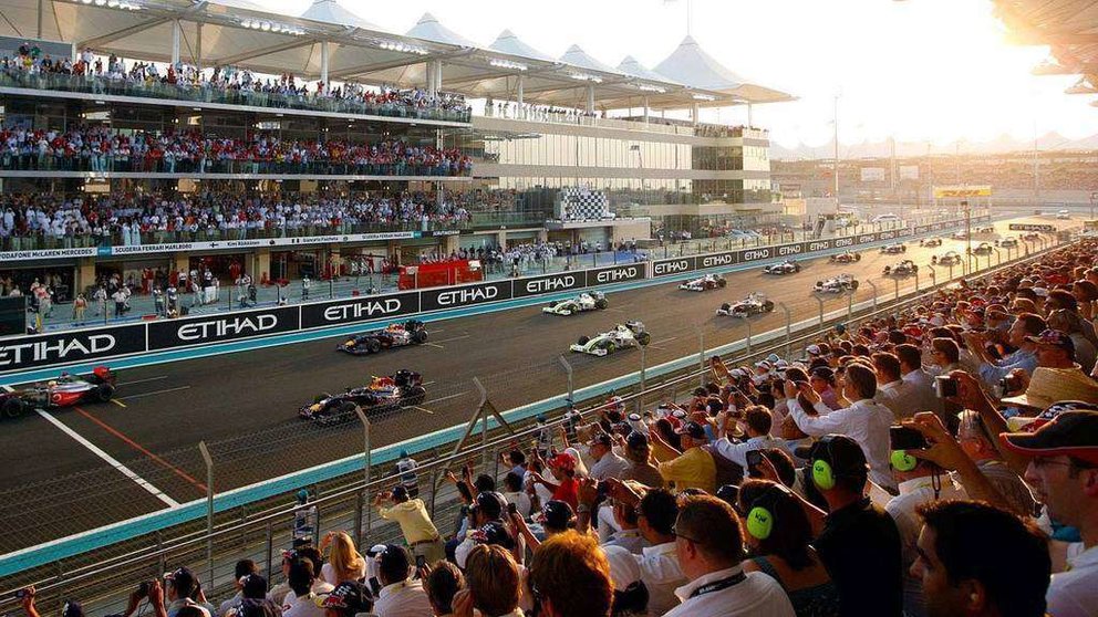 Una imagen del Gran Premio de Fórmula 1 de Abu Dhabi.