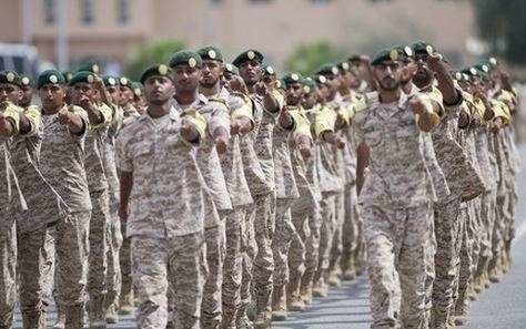 Un grupo de soldados emiratíes.