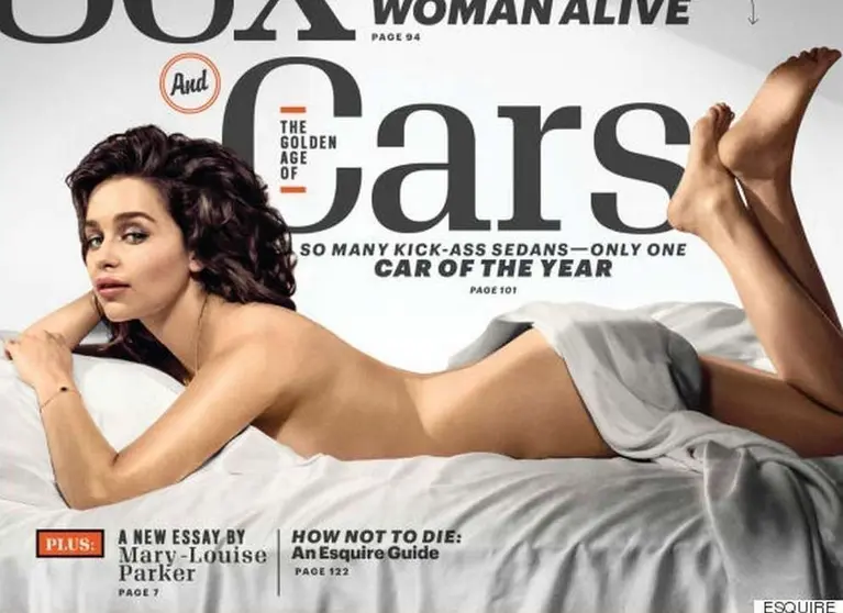 Emilia Clarke, en la portada de Esquire.