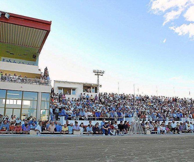 Una imagen del hipódromo de Manacor en Mallorca (España).