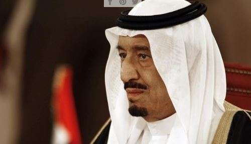 Una imagen del rey de Arabia Saudita.