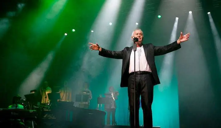 Victor Manuel, durante el concierto '50 años no es nada'