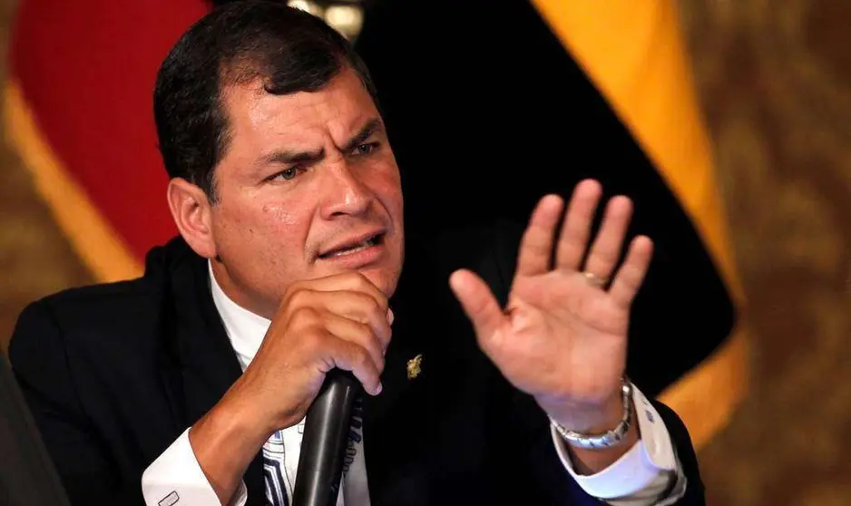 El presidente de Ecuador, Rafael Correa.