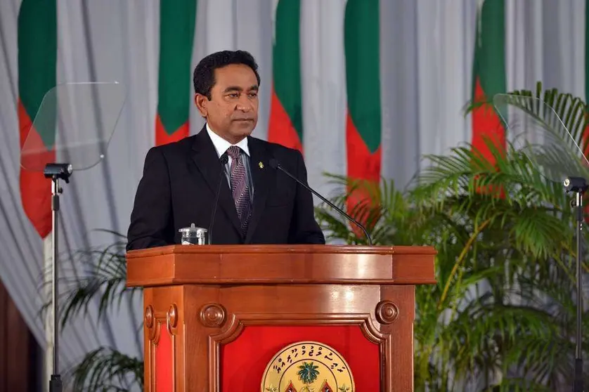 El presidente de Maldivas, Abdulla Yameen.