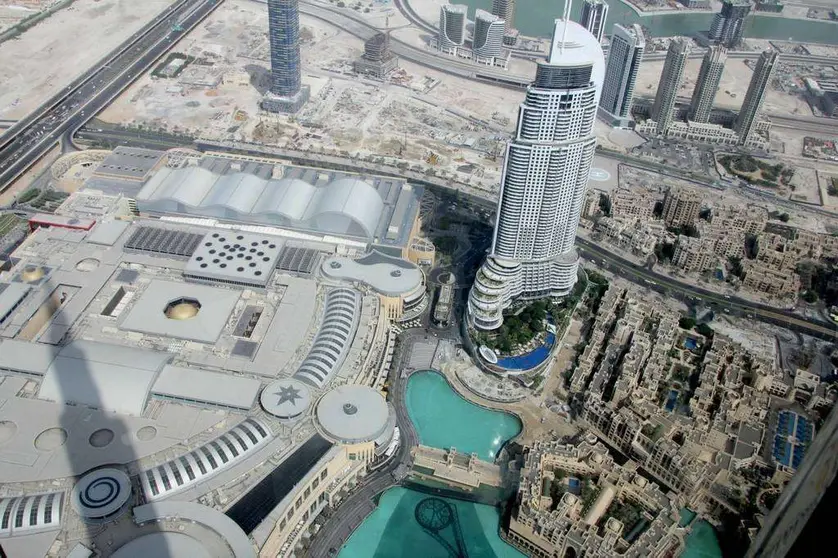 Vista desde el Burj Khalifa en Dubai. (EL CORREO DEL GOLFO)