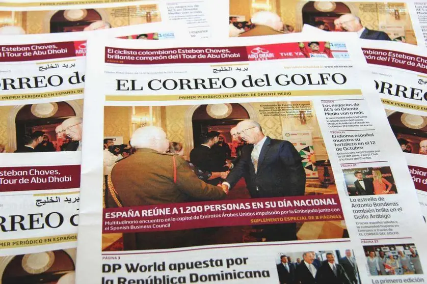 Portada de EL CORREO DEL GOLFO correspondiente a noviembre de 2015.