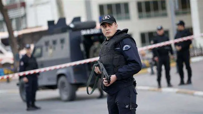 Policía en Turquía.