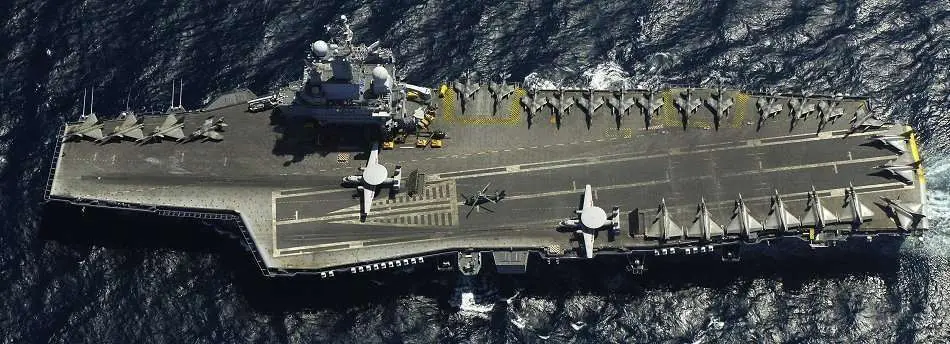 El portaaviones francés 'Charles de Gaulle'.