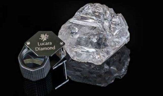 Diamante hallado en una mina de Bostwana.
