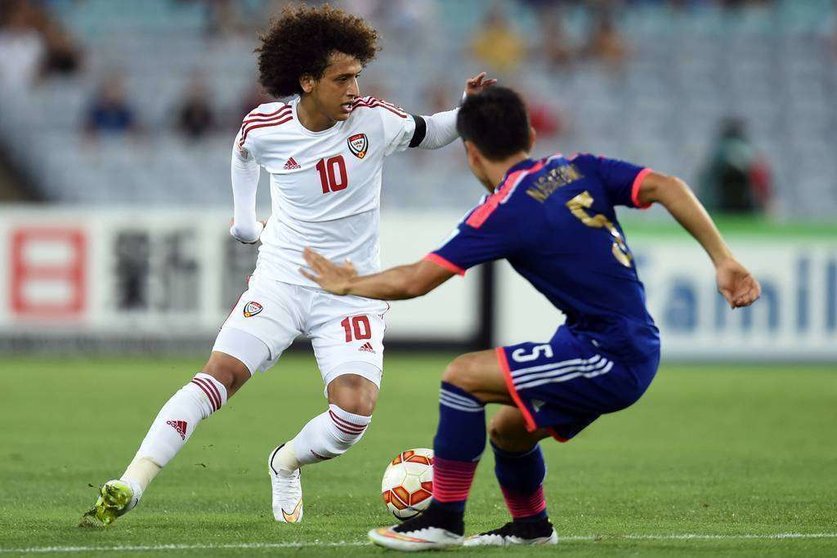 El jugador de fútbol de Emiratos, Omar Abdulrahman.