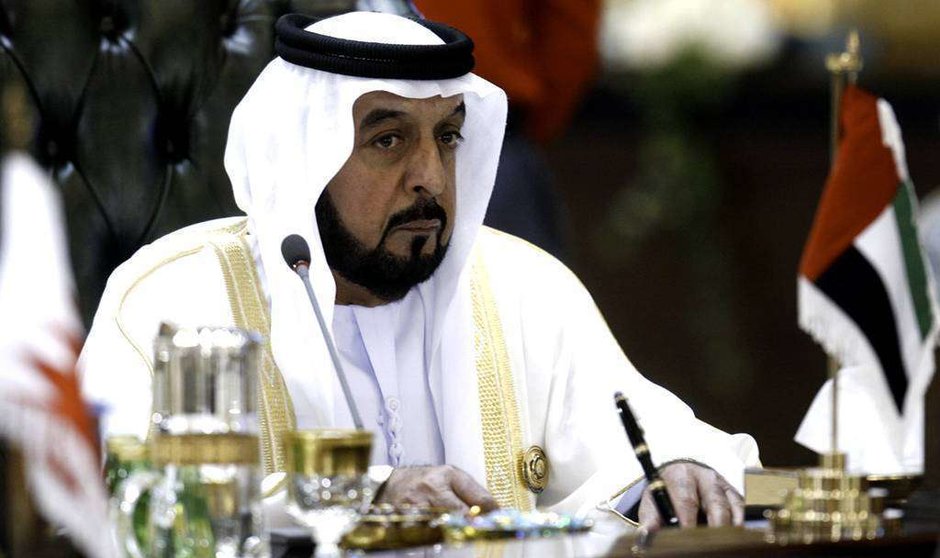 El presidente de Emiratos Árabes, el jeque Khalifa bin Zayed Al Nahyan.