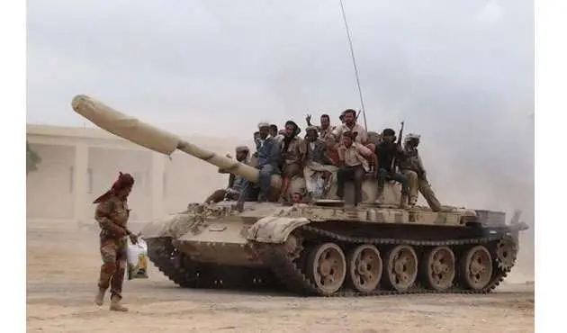 El campamento militar de Al- Omari en la provincia de Taiz tiene un lugar estratégico.