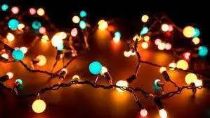 Las luces de Navidad son inconfundibles