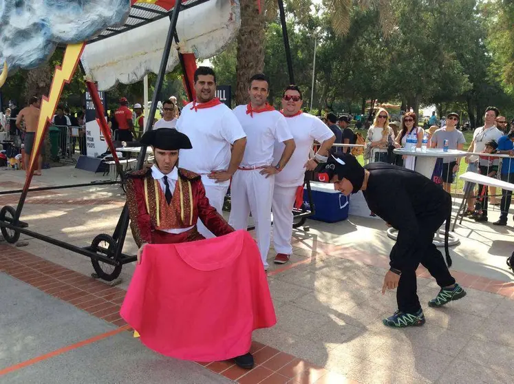 El equipo español de Red Bull Flugtag Dubai.