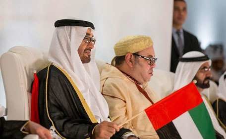Mohamed bin Zayed Al Nahyan junto al rey de Marruecos.