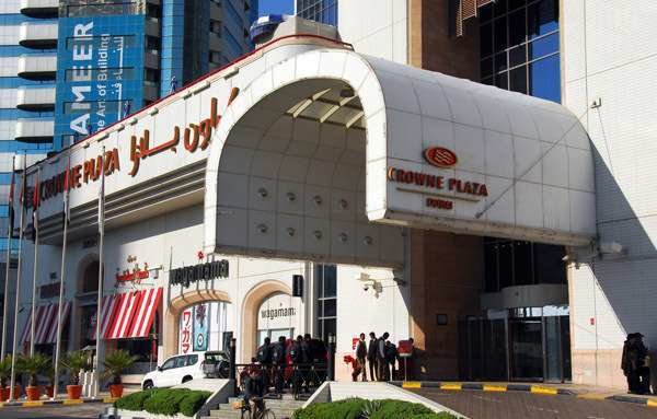El hotel Crowne Plaza de Sheikh Zayed Road de Dubai.