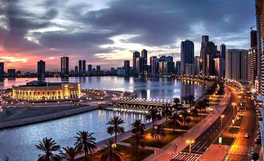 Una imagen de la Corniche en Sharjah.