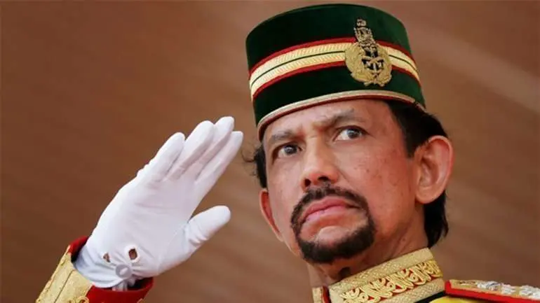 Una imagen del Sultán de Brunei.