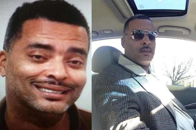 A la izquierda la imagen difundida por la policía y a la derecha el selfie enviado por el prófugo.