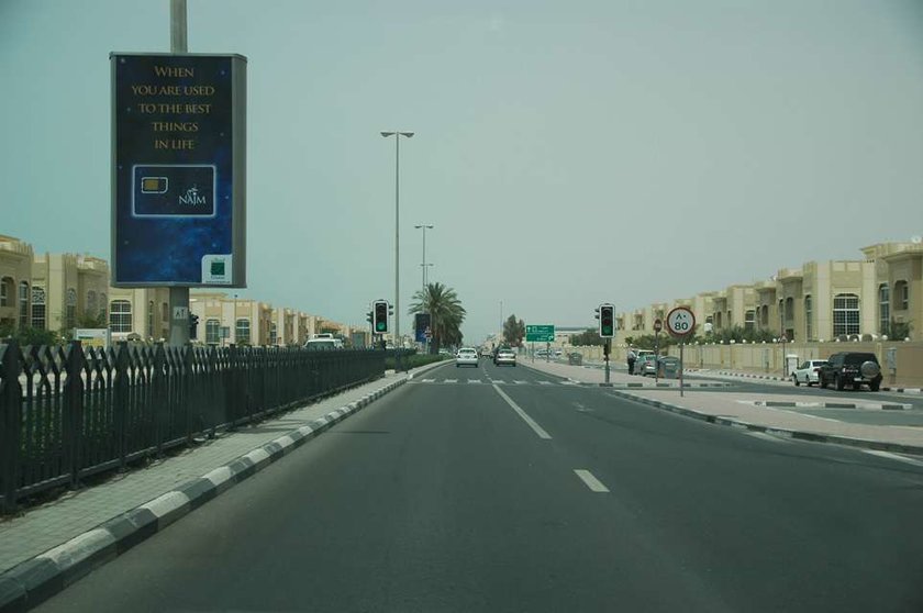 Jumeirah Road en Dubai.