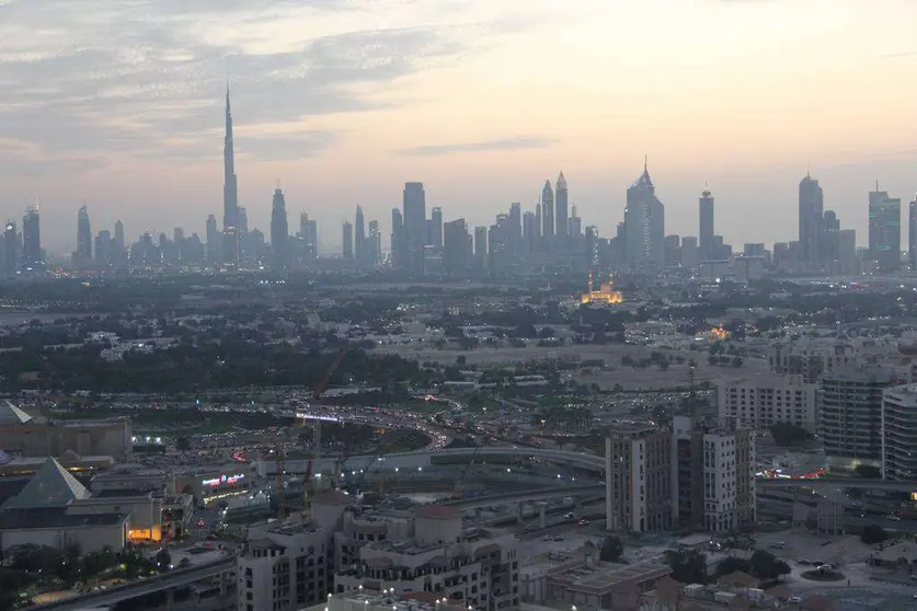 Vista de Dubai desde el piso 34 del hotel Hyat Regency. (EL CORREO)