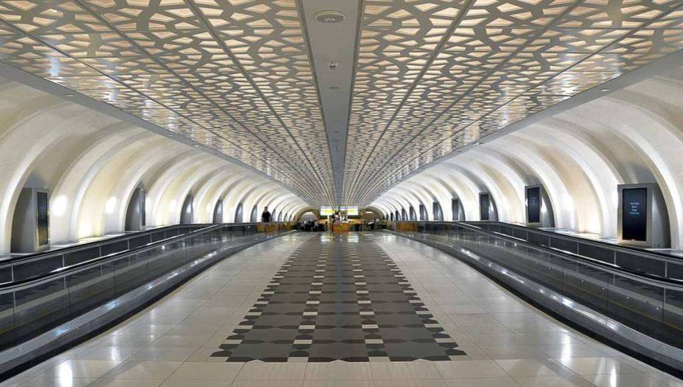 Una imagen del aeropuerto de Abu Dhabi.