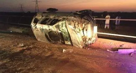 En el accidente resultaron heridos tres niños.