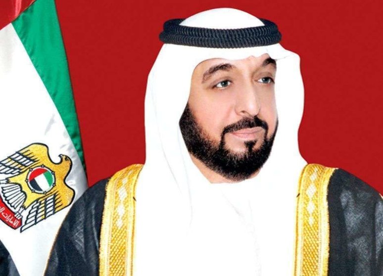 Su Alteza el jeque Khalifa bin Zayed al Nahyan, presidente de Emiratos Árabes Unidos.