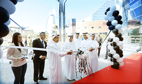 Un momento de la inauguración de The Mall en Jumeirah.