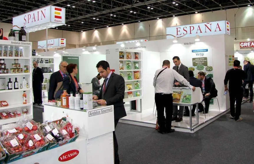 El Pabellón de España ha acogido a 189 empresas en Gulfood 2016. (EL CORREO)