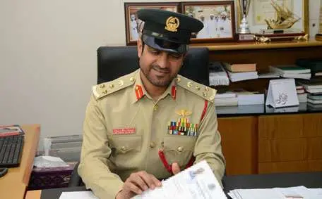 Brigada Saeed Hamad Mohammed bin Sulaiman, director de la comisaría Rashidya.