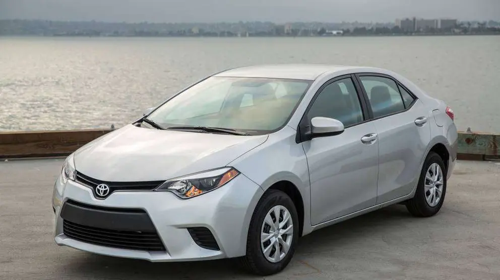 Imagen del Toyota Corolla modelo de 2015.