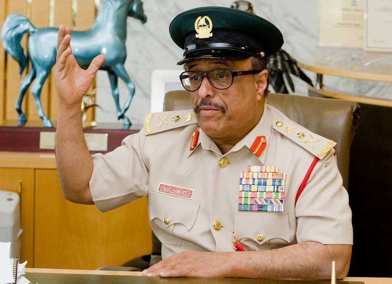  Dahi Khalfan Tamim bin, jefe de Seguridad de Dubai.