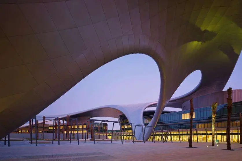 El campus de la Universidad Zayed en Abu Dhabi.