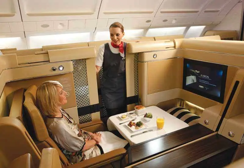 Los aspirantes a chef de Etihad cocinarán en el cielo.