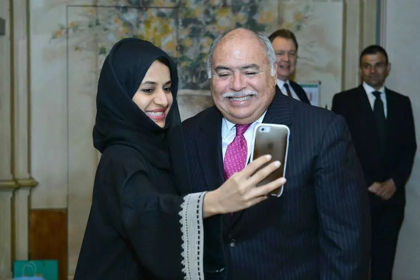 Despedida en Abu Dhabi del embajador mexicano Francisco Alonso. (Manaf K. Abbas)