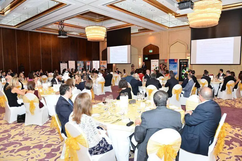 Perspectiva de los asistentes a la cena de gala del Spanish Business Council en junio de 2015. (Manaf K. Abbas)