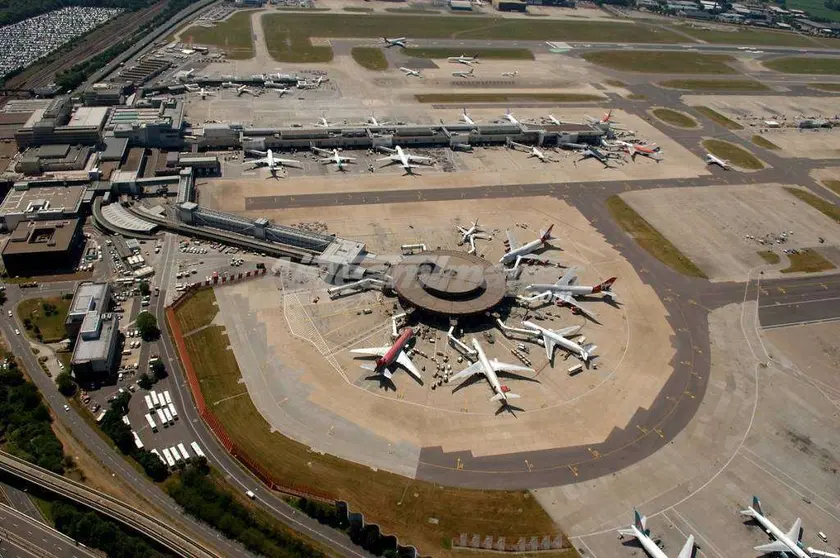 Aeropuerto de Gatwick en Londres.