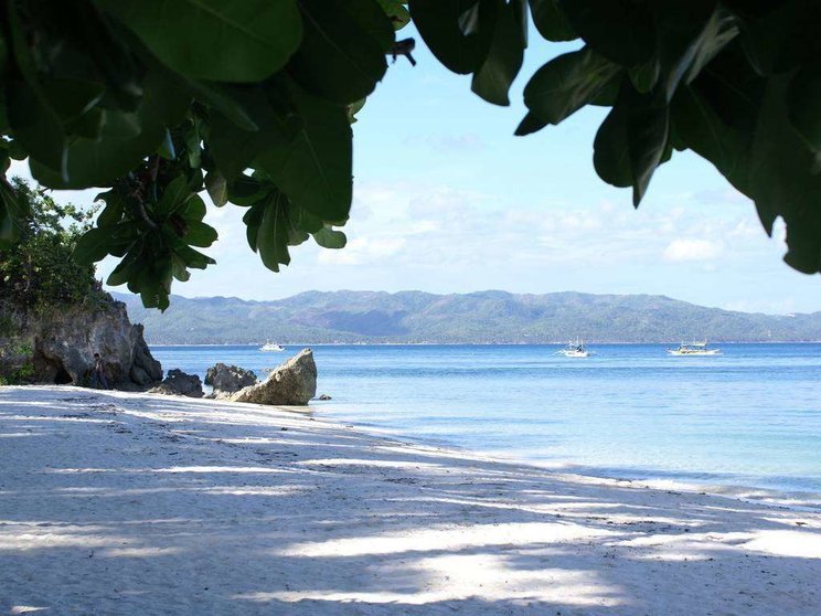 Imagen de una playa de las Islas Filipinas.
