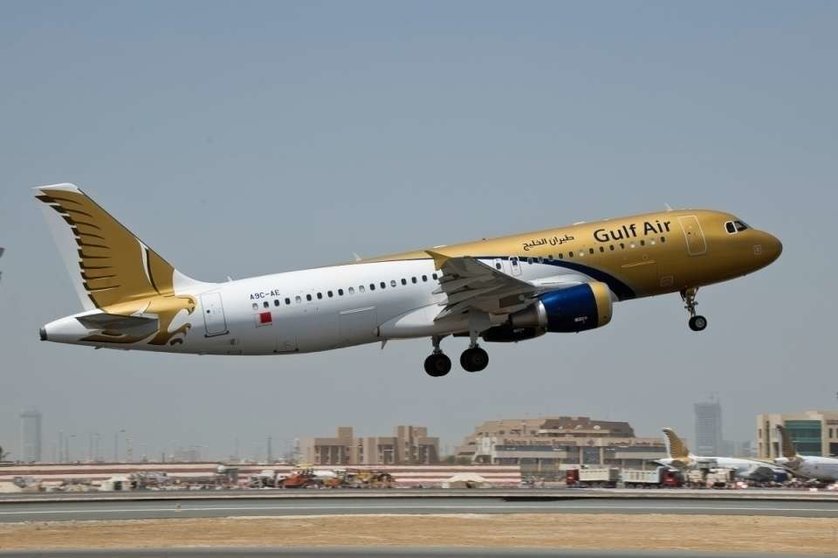 Imagen de un avión de Gulf Air.
