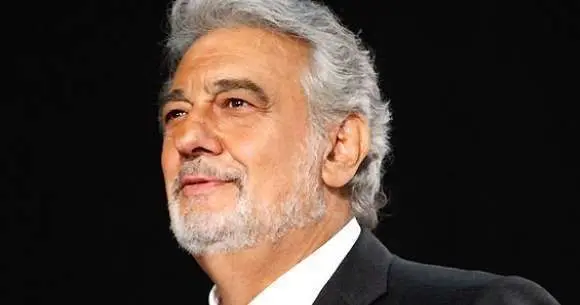 El tenor español Plácido Domingo.