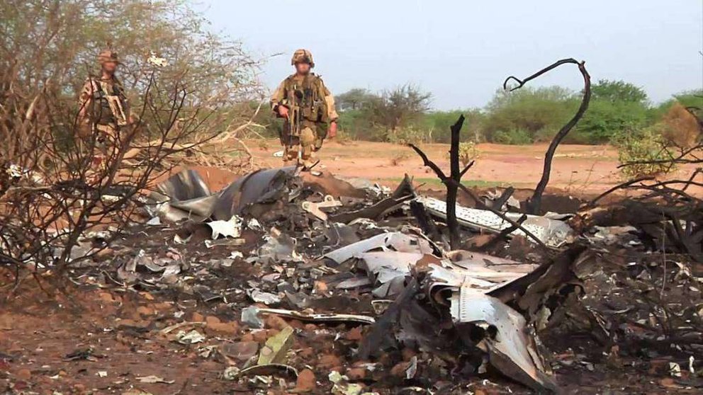El avión se estrelló en Mali en julio de 2014.