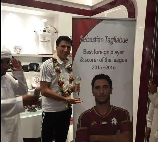 Tagliabu&eacute; fue el pichichi de la Liga del Golfo con  25