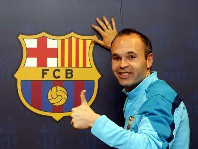 El futbolista del FC Barcelona Andrés Iniesta.