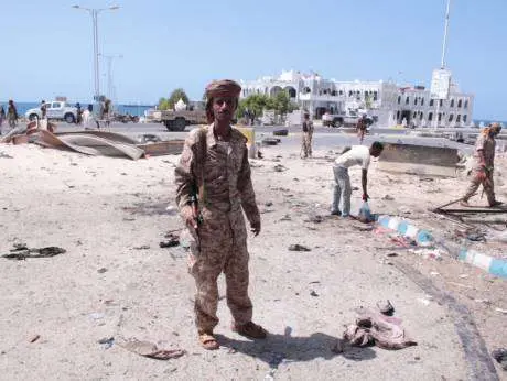 Un soldado del ejército de Yemen.