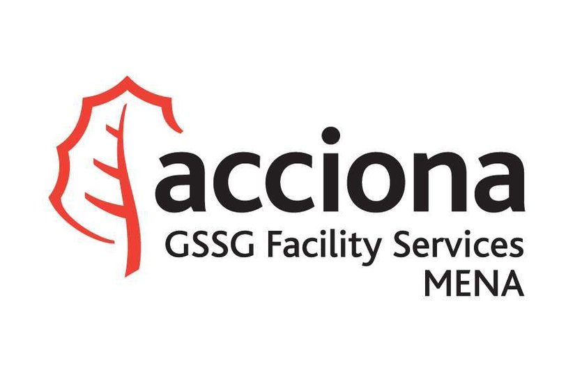 Logo de la empresa española Acciona.
