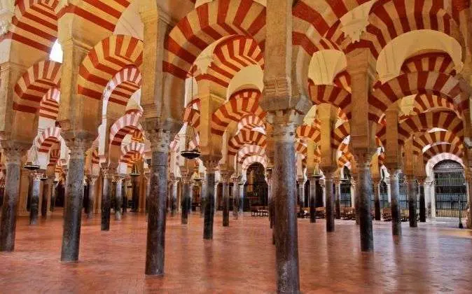 Interior de la Mezquita de Córdoba.