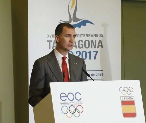 El Rey Felipe VI durante su discurso de hoy en Tarragona. (Casa S.M. el Rey,Twitter)